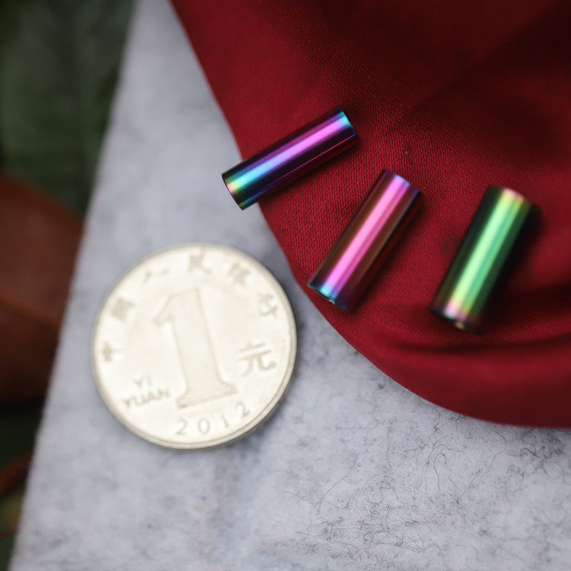 T2 STAINLESS STEEL MAGNET STRAIGHT BUCKLE DISC BRAIDED EIGHT-STRAND BRAID WAX WIRE BRAIDED HAND ROPE END CONNECTION BUCKLE QIANQIAO DIY