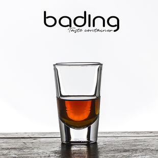 经典 复古风无铅高透晶质玻璃二两敞口白酒杯烈酒威士忌鸡尾酒杯子