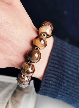 景德镇陶瓷手串高温颜色釉佛珠