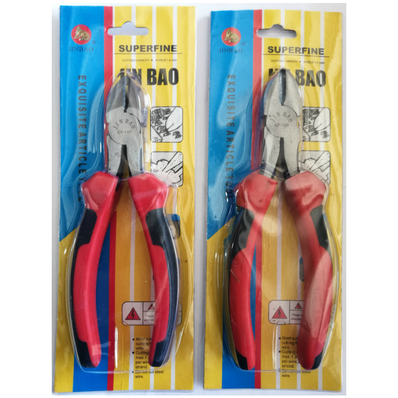 JIN BAO金豹高档硬质斜嘴钳6寸│电工钳工斜口钳│量大优惠联系