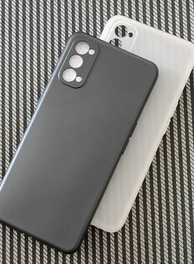 适用OPPO Reno4手机壳reno4pro保护套全包透明硅胶磨砂保护壳防刮摔TPU软壳简约