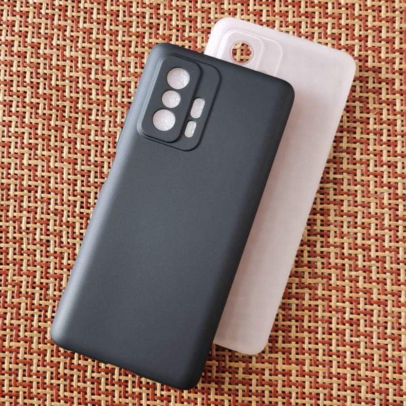 适用小米11T手机壳MI 11Tpro保护套5G全包透明硅胶磨砂保护壳防刮摔软壳简约