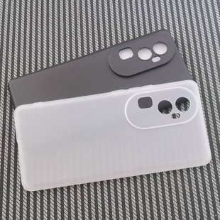 适用OPPO Reno10 Pro+手机壳PHU110保护套5G全包透明硅胶磨砂保护壳防刮摔软壳简约