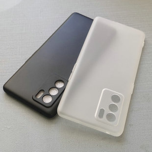 适用OPPO Reno6pro手机壳PEPM00保护套透明硅胶磨砂保护壳防刮软