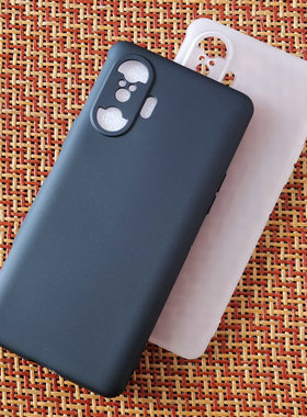 适用红米K40游戏增强版手机壳小米POCO F3 GT保护套5G全包透明硅胶磨砂保护壳防刮摔软壳简约