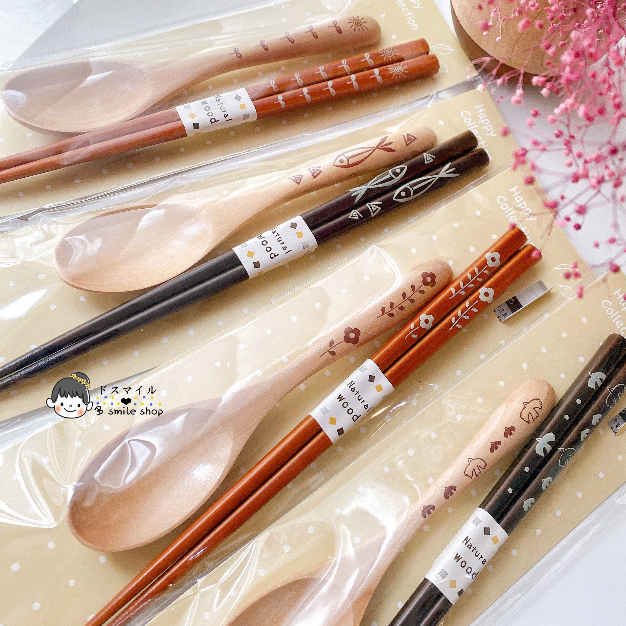 进口小清新田园风筷子现货日本