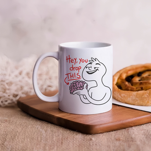 你落下了你 脑子杯子稀奇古怪马克杯喝水杯子陶瓷咖啡杯情侣礼物