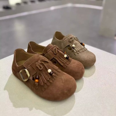 2025秋冬新品诗路花语551-1064真皮人见人爱平度勃肯鞋单鞋女鞋