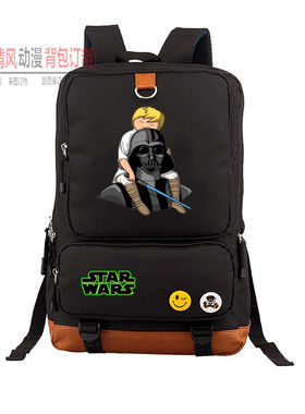 Star wars星球大战反叛军Logo背包书包学生双肩包帆布背包