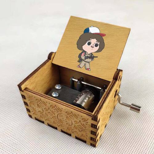 动漫怪奇物语卡通周边八音盒创意生日礼物木质音乐盒定制