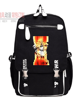 动漫背包电脑双背包 火影忍者双肩包学生书包旅游背包休闲帆布包