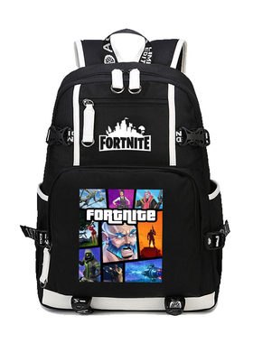 堡垒之夜Fortnite游戏周边男女学生双肩包背包书包休闲电脑包