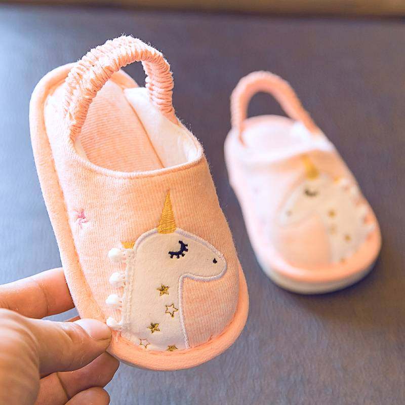 儿童布拖鞋女宝宝春秋冬室内软底幼儿家用小孩2岁3男宝居家居防滑,童鞋/婴儿鞋/亲子鞋,儿童棉拖鞋,淘宝优惠券,粉丝福利购,淘宝优惠卷