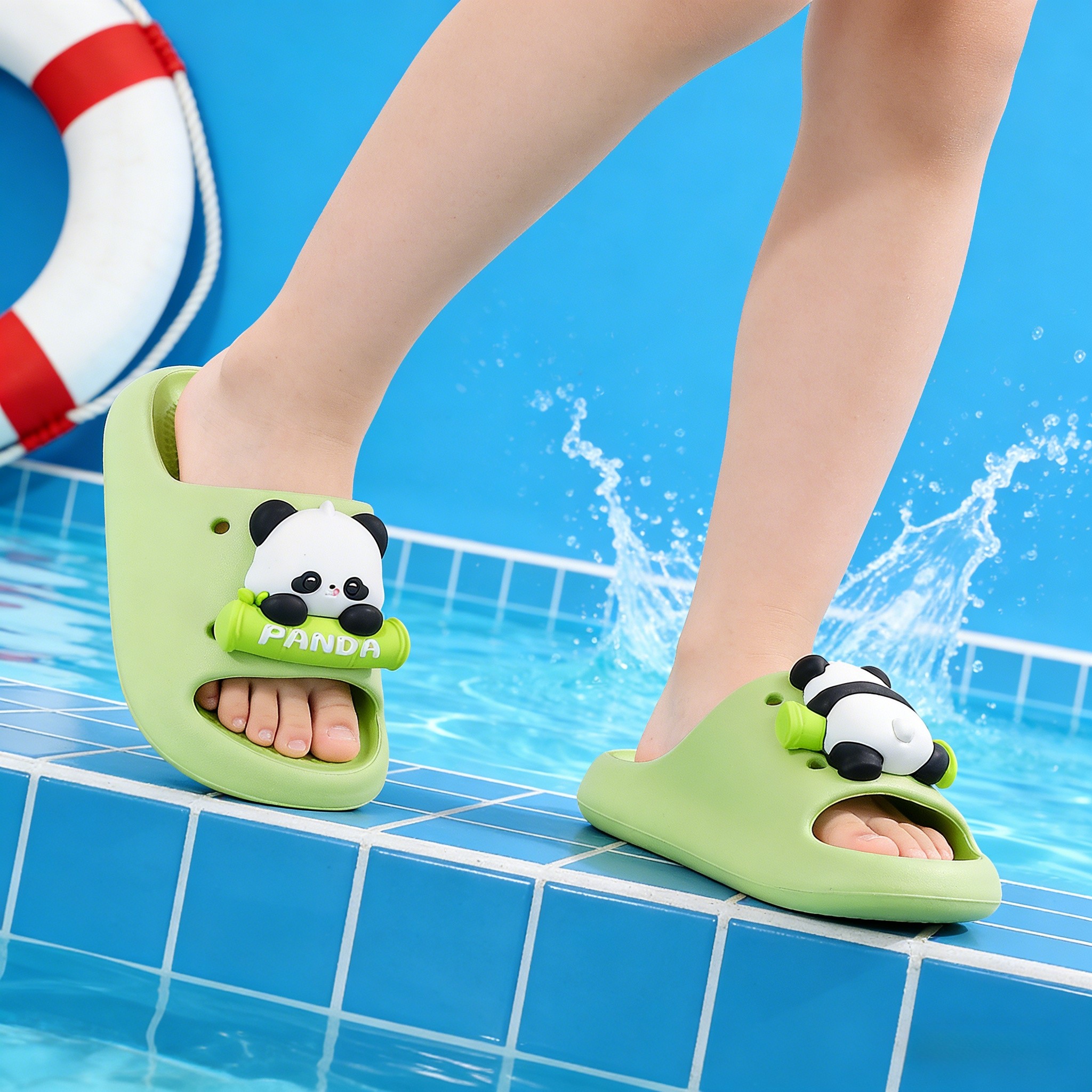 熊猫儿童拖鞋男女童女孩防滑居家凉拖EVA材质洗澡大童可爱外穿夏,童鞋/婴儿鞋/亲子鞋,儿童凉拖鞋,淘宝优惠券,粉丝福利购,淘宝优惠卷