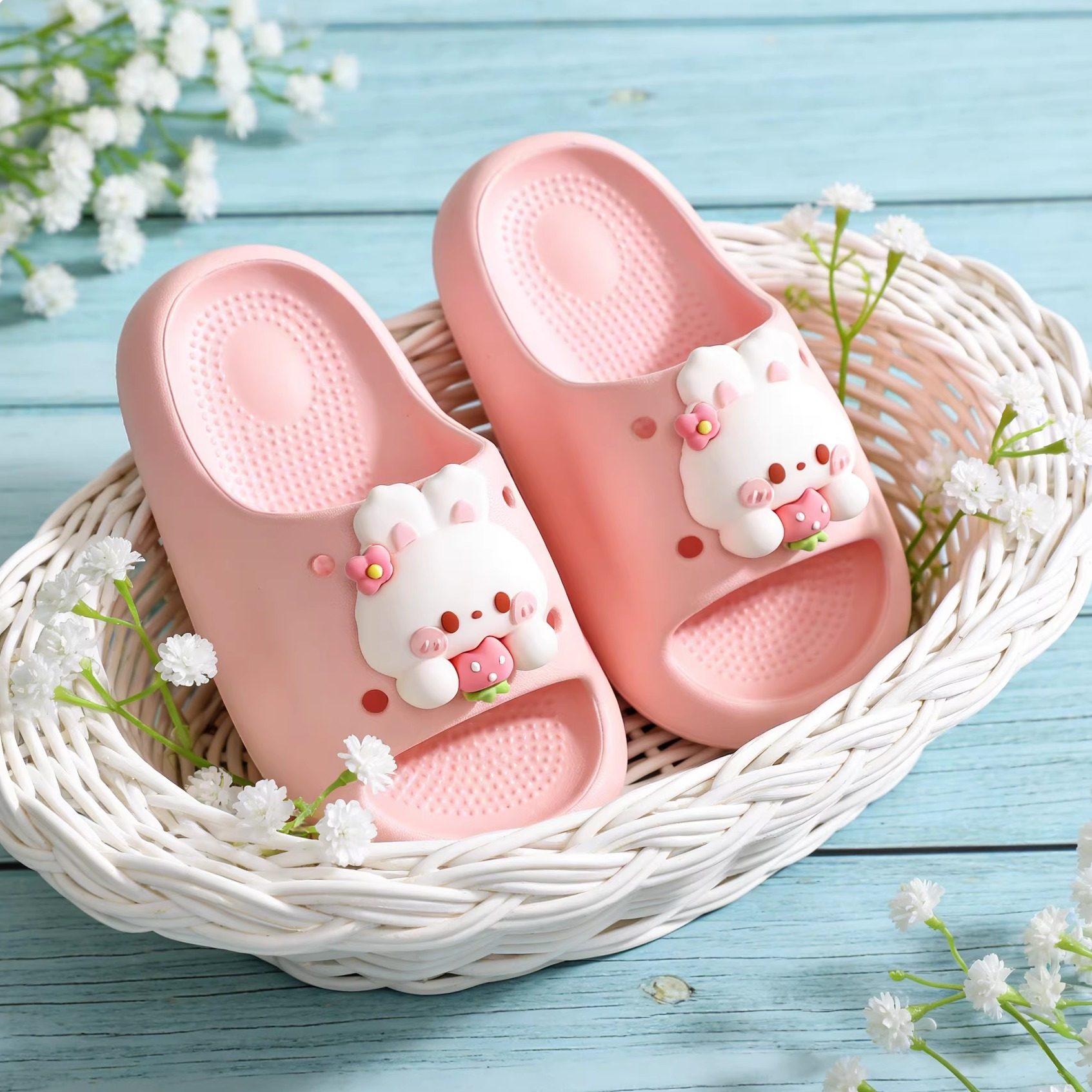 小兔子儿童拖鞋女孩男女童中大童夏季防滑宝宝凉拖鞋软底居家凉拖,童鞋/婴儿鞋/亲子鞋,儿童凉拖鞋,淘宝优惠券,粉丝福利购,淘宝优惠卷