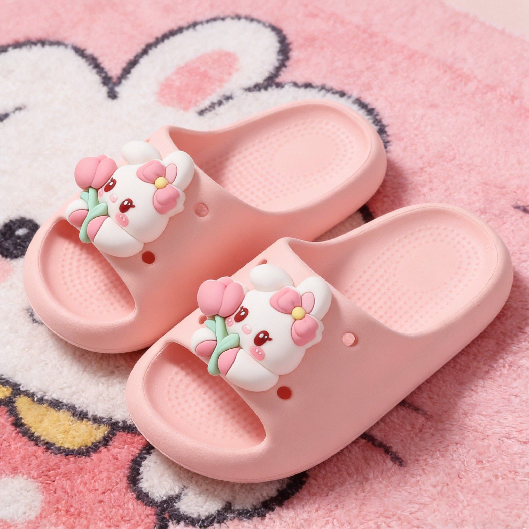 小兔子儿童拖鞋女童男童宝宝新款夏季防滑卡通居家凉拖外穿一字拖,童鞋/婴儿鞋/亲子鞋,儿童凉拖鞋,淘宝优惠券,粉丝福利购,淘宝优惠卷