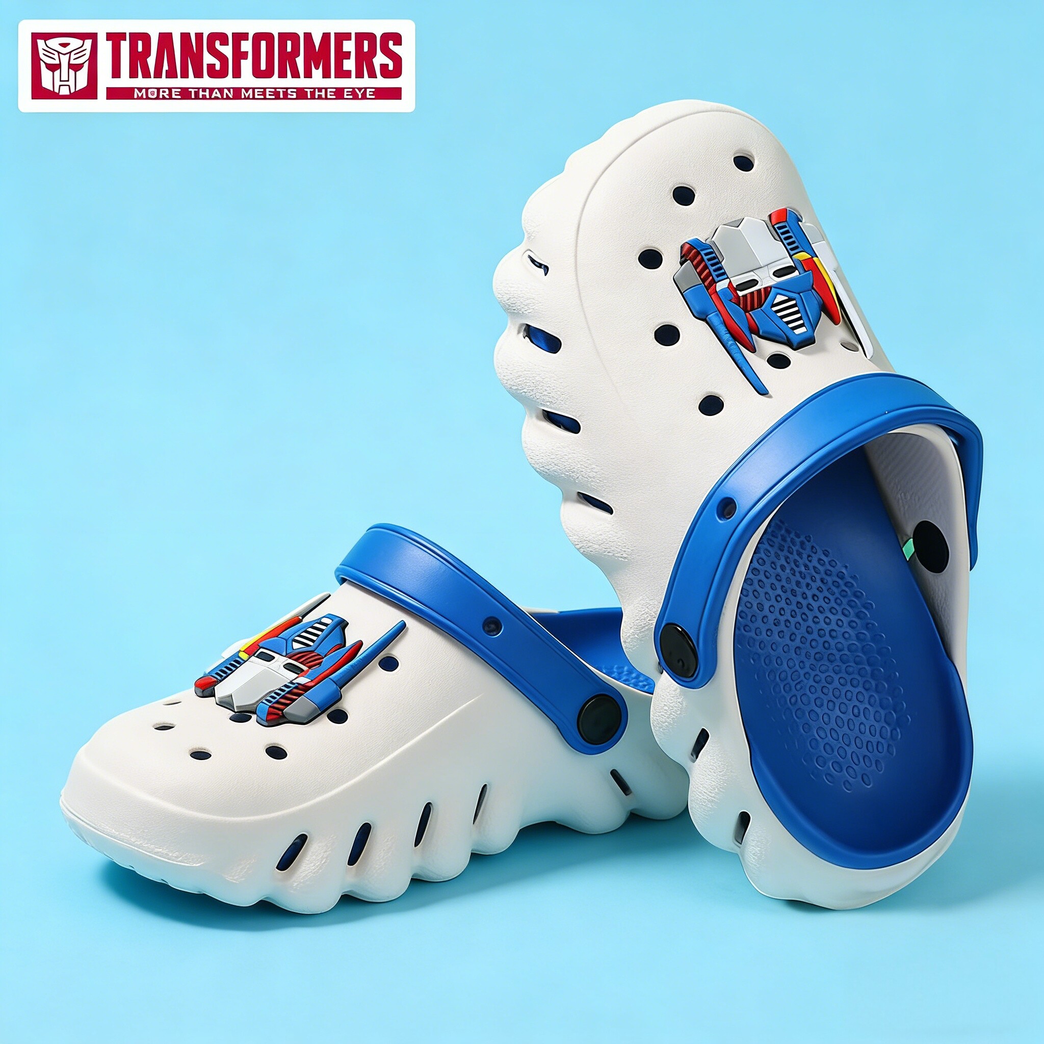 变形金刚儿童拖鞋男孩防滑凉拖夏季小孩大童室内居家洗澡卡通凉鞋