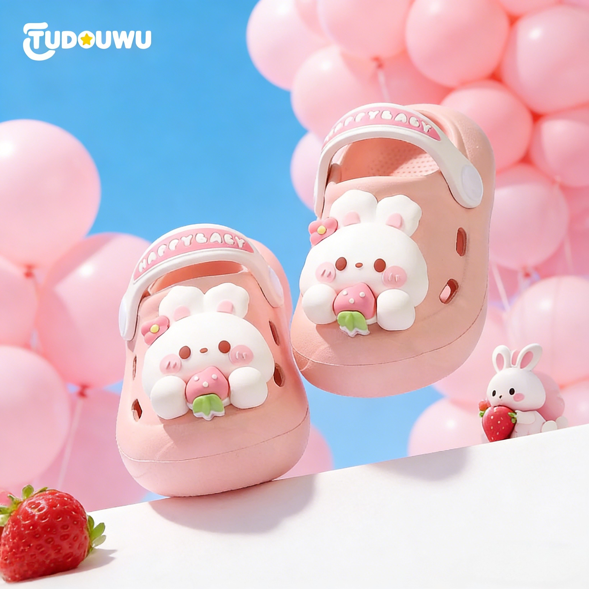 小兔子宝宝拖鞋儿童洞洞鞋男宝夏季外穿婴儿女宝防滑幼儿室内eva,童鞋/婴儿鞋/亲子鞋,儿童洞洞鞋,淘宝优惠券,粉丝福利购,淘宝优惠卷