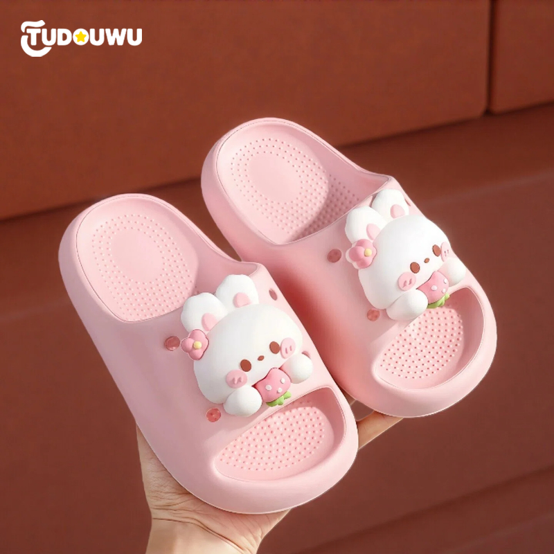 小兔子儿童拖鞋女孩男女童中大童夏季防滑宝宝凉拖鞋软底一字拖,童鞋/婴儿鞋/亲子鞋,儿童凉拖鞋,淘宝优惠券,粉丝福利购,淘宝优惠卷
