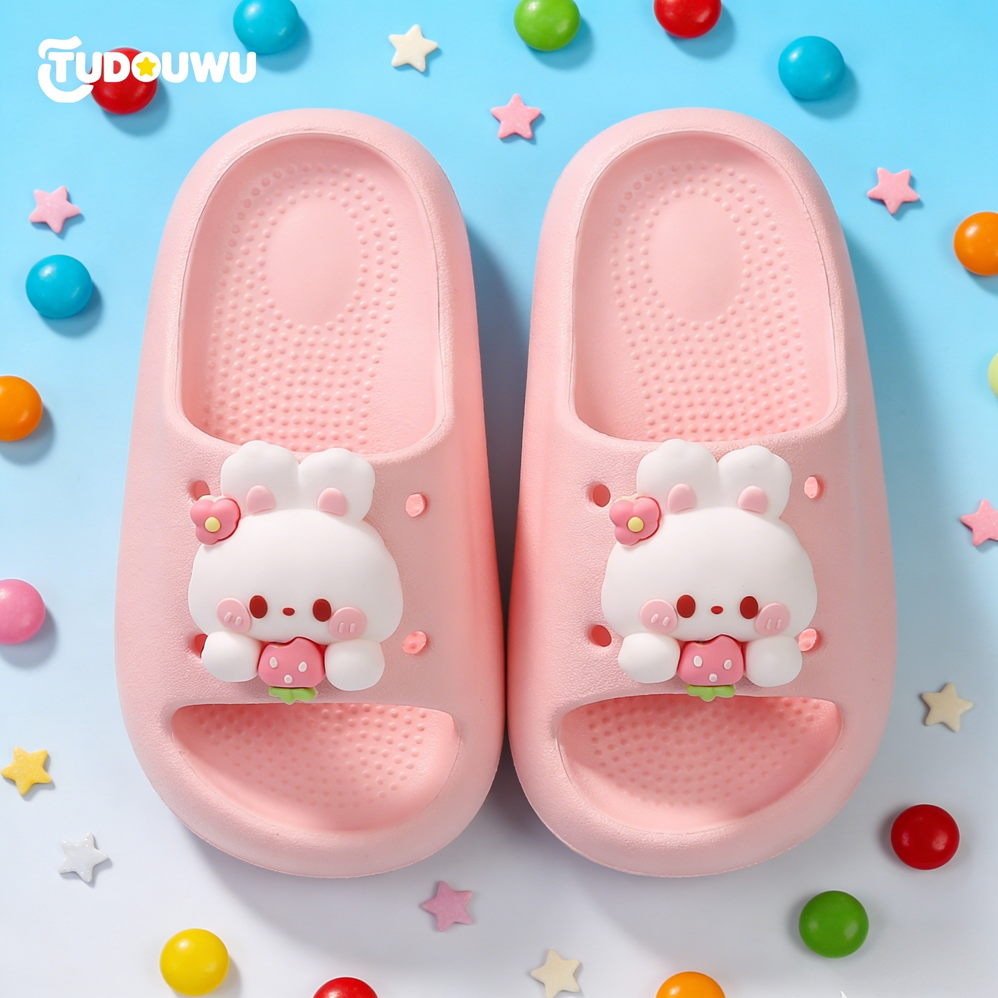 小兔子儿童拖鞋女童女孩新款防滑凉拖鞋夏季室内洗澡亲子EVA材质,童鞋/婴儿鞋/亲子鞋,儿童凉拖鞋,淘宝优惠券,粉丝福利购,淘宝优惠卷