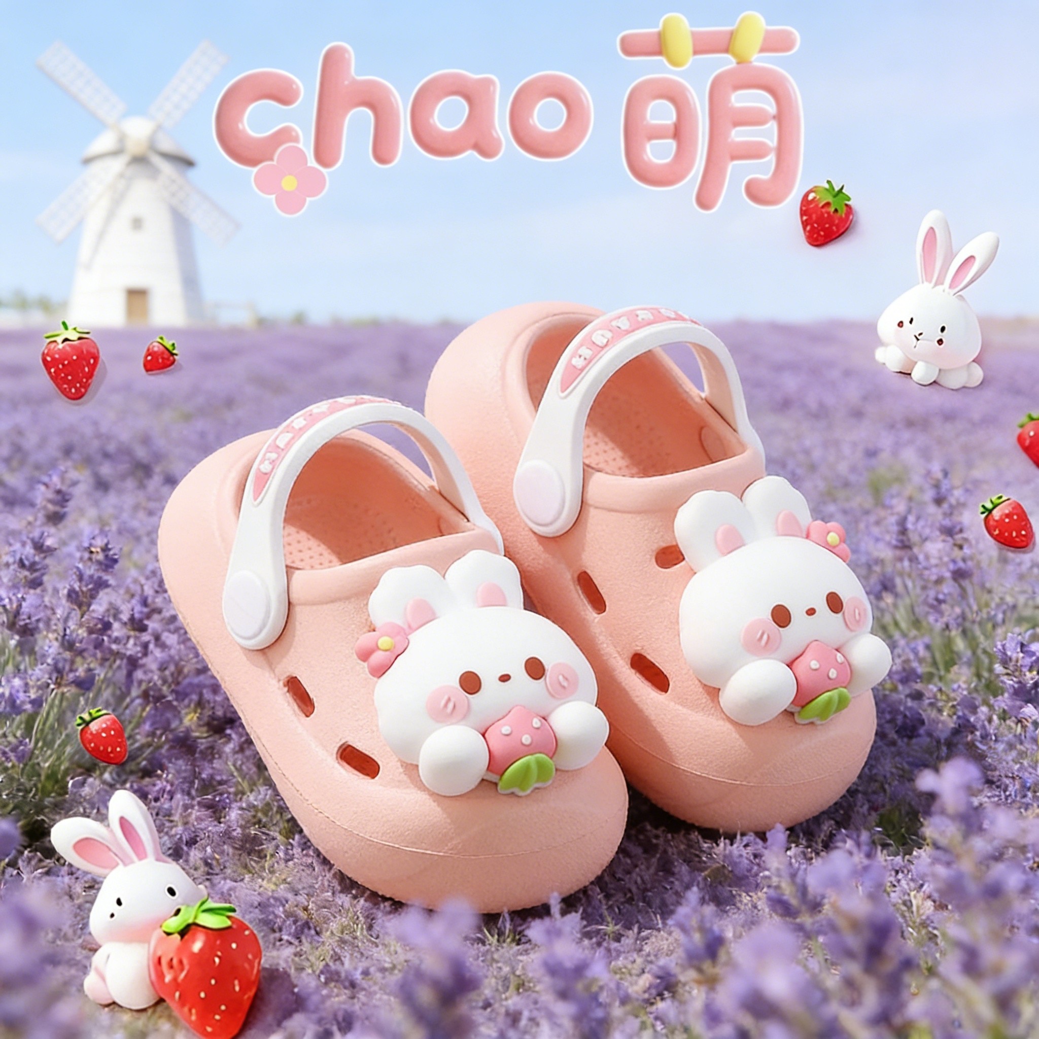 小兔子宝宝拖鞋儿童洞洞鞋男宝夏季外穿婴儿女宝防滑幼儿室内eva,童鞋/婴儿鞋/亲子鞋,儿童洞洞鞋,淘宝优惠券,粉丝福利购,淘宝优惠卷