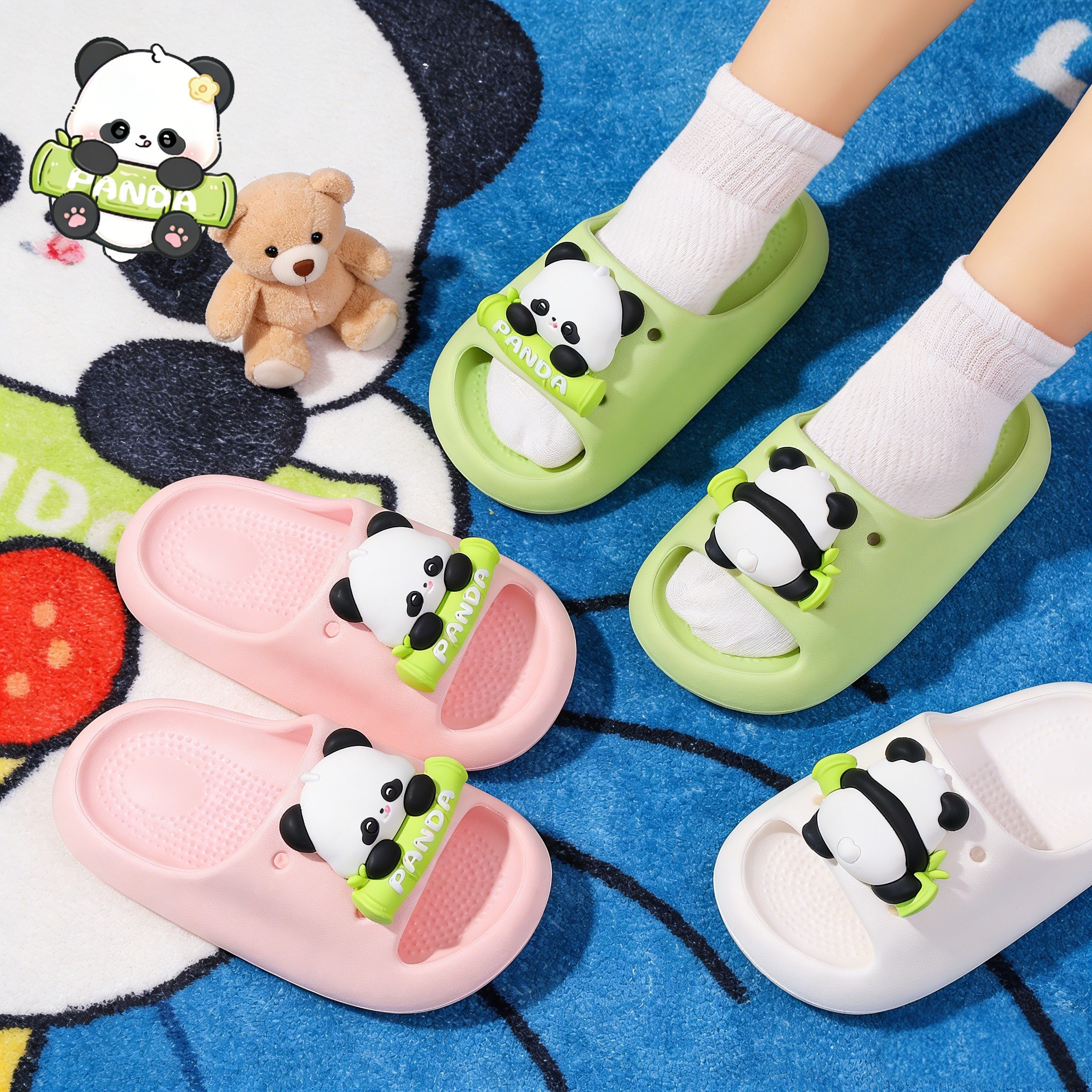 熊猫儿童拖鞋男女童女孩新款防滑凉拖鞋夏季室内洗澡亲子可爱卡通,童鞋/婴儿鞋/亲子鞋,儿童凉拖鞋,淘宝优惠券,粉丝福利购,淘宝优惠卷