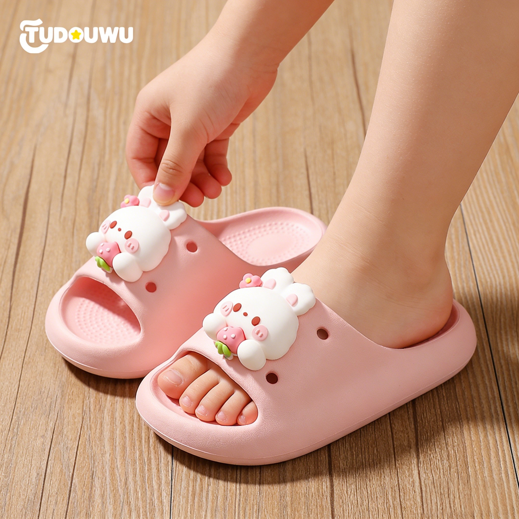 小兔子儿童拖鞋女孩男女童中大童夏季防滑宝宝凉拖鞋软底卡通凉拖,童鞋/婴儿鞋/亲子鞋,儿童凉拖鞋,淘宝优惠券,粉丝福利购,淘宝优惠卷