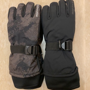 女款加长滑雪冬季加厚加棉玩雪打雪仗手套