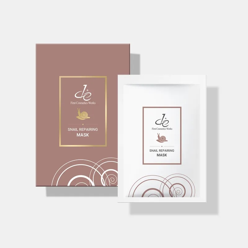 台湾代购包邮 第一化工 第一化妆品de1~蝸牛柔嫩緊致面膜8片