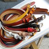 多色现货 1.8CM 好皮 光身素面经典 好搭 头层黄牛皮细款 腰带皮带