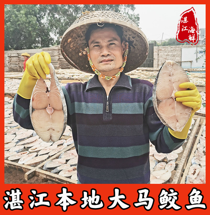 湛江马鲛鱼新鲜中段淡晒天然