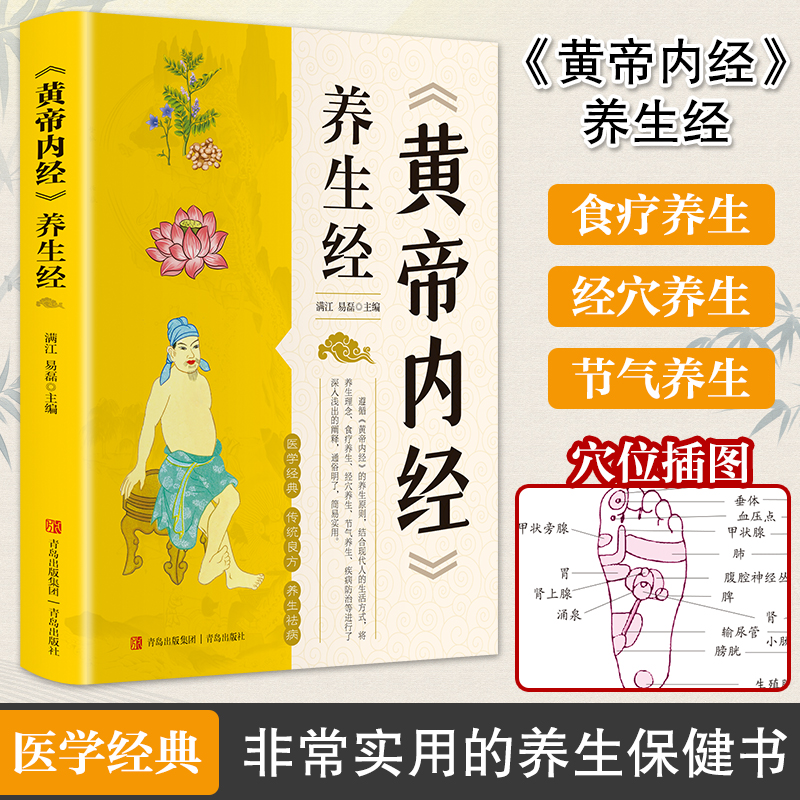 黄帝内经 养生经 中医养生书籍大全基础理论健康养生类皇帝内经十二经脉揭秘与应用四季养生法全书白话文版人体经络穴位图解书按摩 书籍/杂志/报纸 中医养生 原图主图