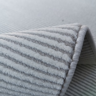 处理2 2.9米现代简约线条极简客厅室地毯书房床边毯形长方形混纺