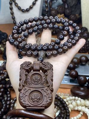 越南富森红土沉香10项链男女同款香味好761