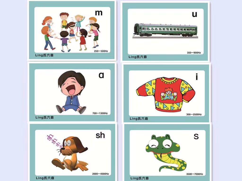 林氏六音卡片