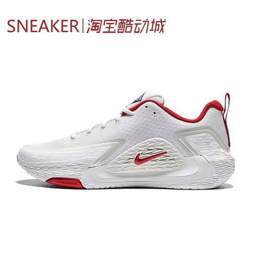 #耐克 Nike S.T. GLOW 低帮 篮球鞋 男款 白红 黑灰IQ1129 II2284