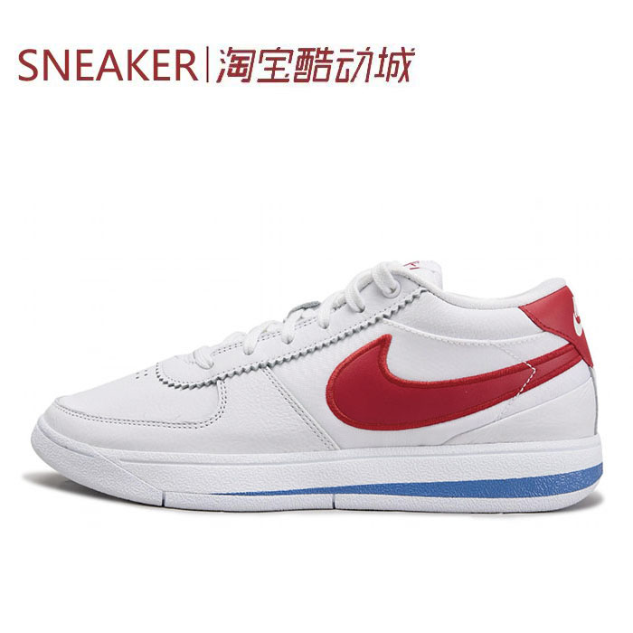 #耐克 Nike Book 1 布克一代 篮球鞋 低帮 白红色 FJ4250-105
