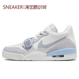 #Jordan Legacy 312 Low 低帮 复古 篮球鞋 白灰 HQ1190-101