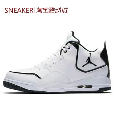 #Jordan Courtside 23 中帮 复古篮球鞋 男款 白 AR1000-100
