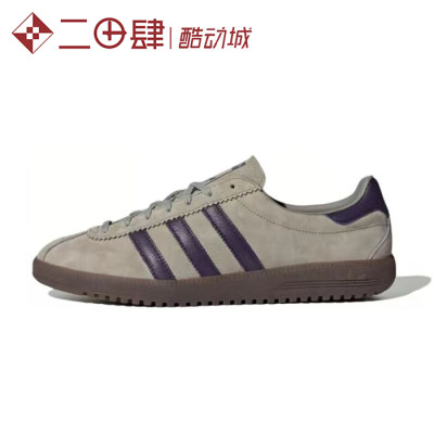 #三叶草 Adidas originals Bermuda 板鞋 低帮 灰色 JI4280