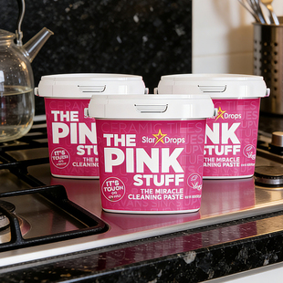 英国The Pink Stuff粉利来小粉膏多功能清洁膏小白鞋去污厨房清洁