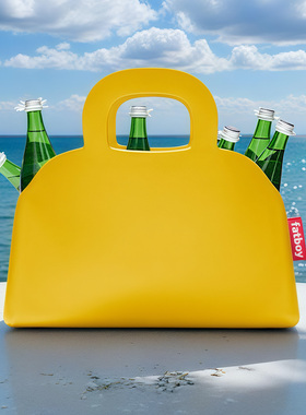 Fatboy海边沙滩包防水 游泳沙滩包女大容量eva手提沙滩包度假果冻