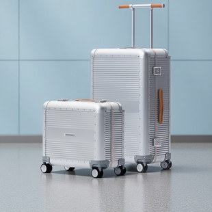 韩国rawrow铝制万向轮行李箱20寸24寸28寸登机旅行箱海关密码锁