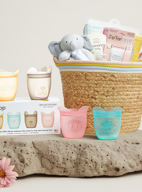 ZipTop进口食品级硅胶宝宝辅食袋婴儿零食袋可重复使用外出便携