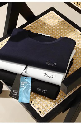 短袖透气防水防污棉感亲肤挺括T