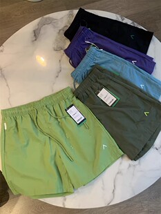 宽松休闲纯色五分中裤 男女夏季 户外机能速干透气健身运动短裤 新款