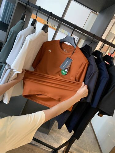 高端男运动休闲健身简约百搭短袖