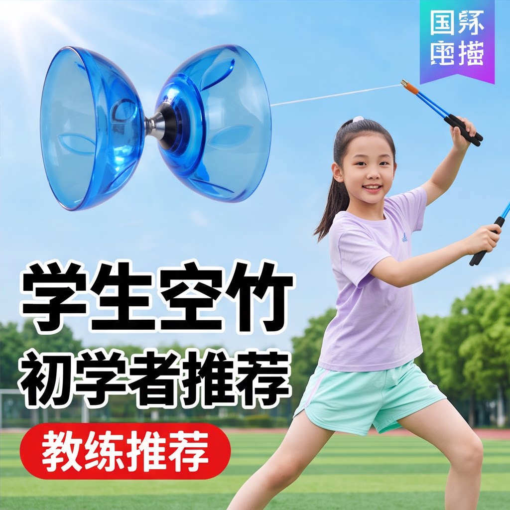 空竹初学者扯铃儿童学生专用老人华铃五轴高级入门级2026新款