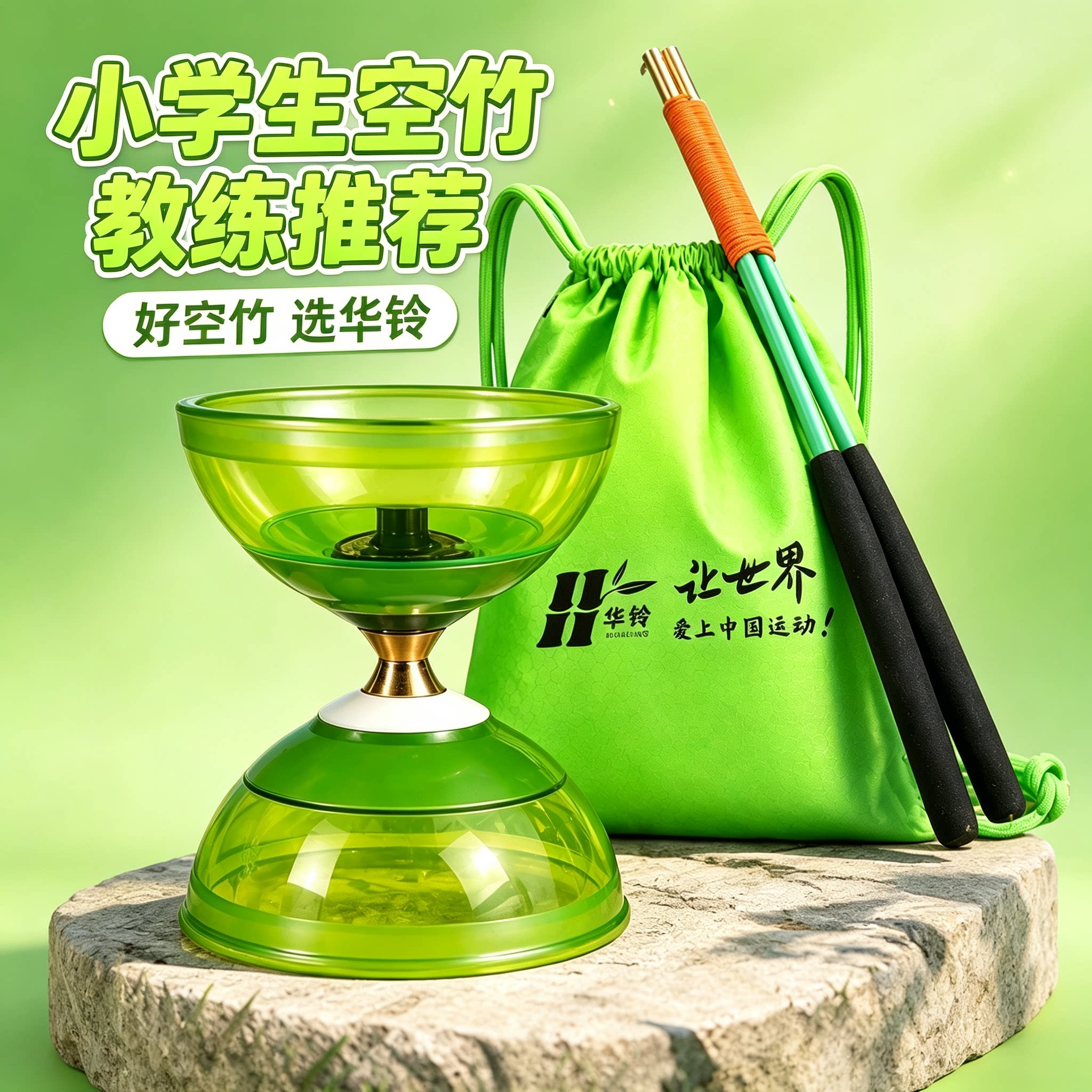 儿童软胶空竹一拉就转上手快图片
