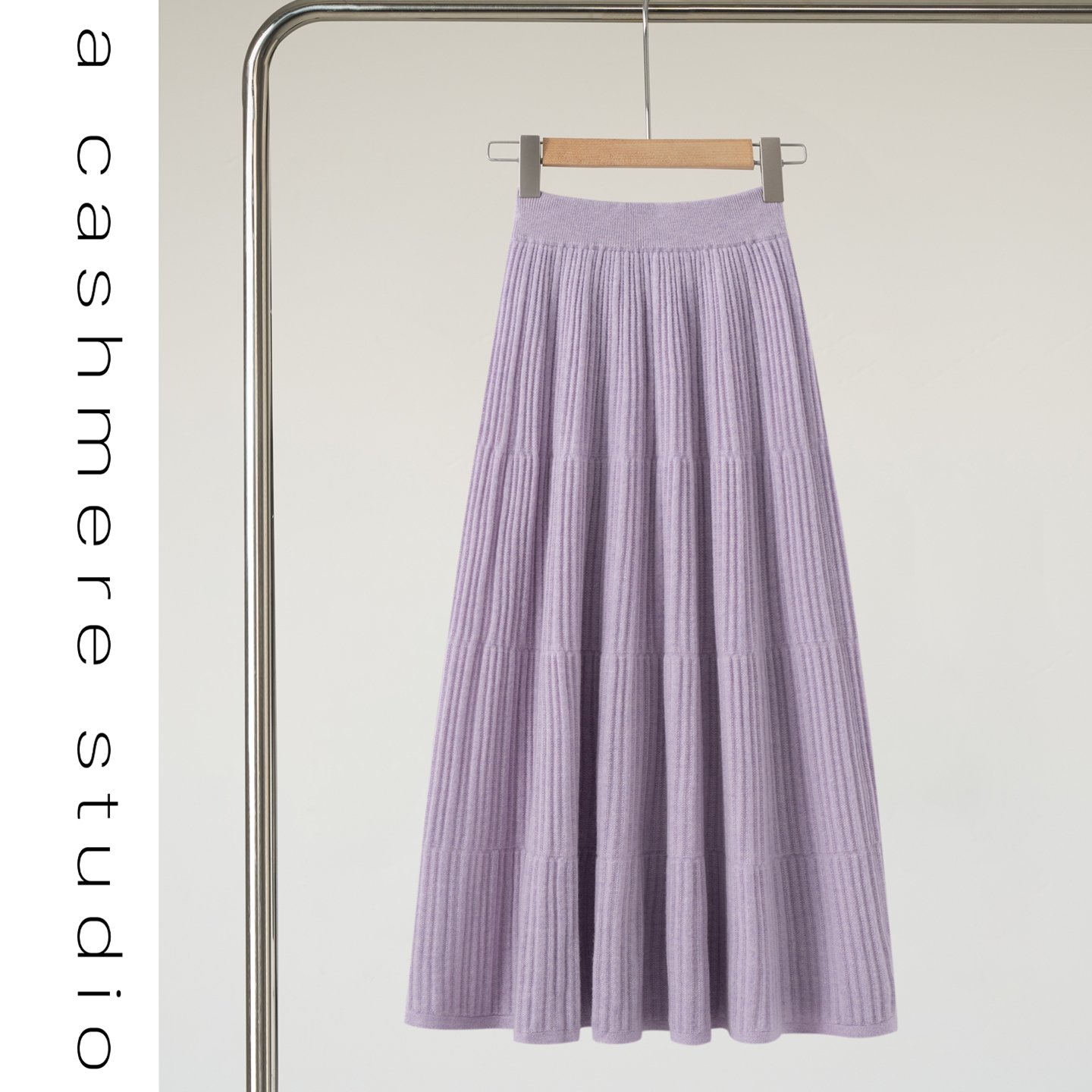 秋冬新款山羊绒蛋糕半身裙羊毛裙